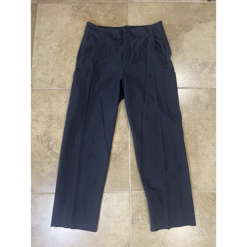 ATHLETA Stellar Straight Crop Pant Women's Size 8 Athleisure Travel Work Black